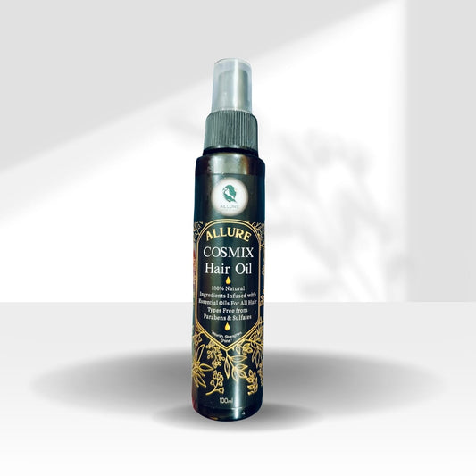 Cosmix Hair Oil – Natural Nourishment for Stronger, Shinier & Healthier Hair | Herbal Blend for Hair Growth & Scalp Care